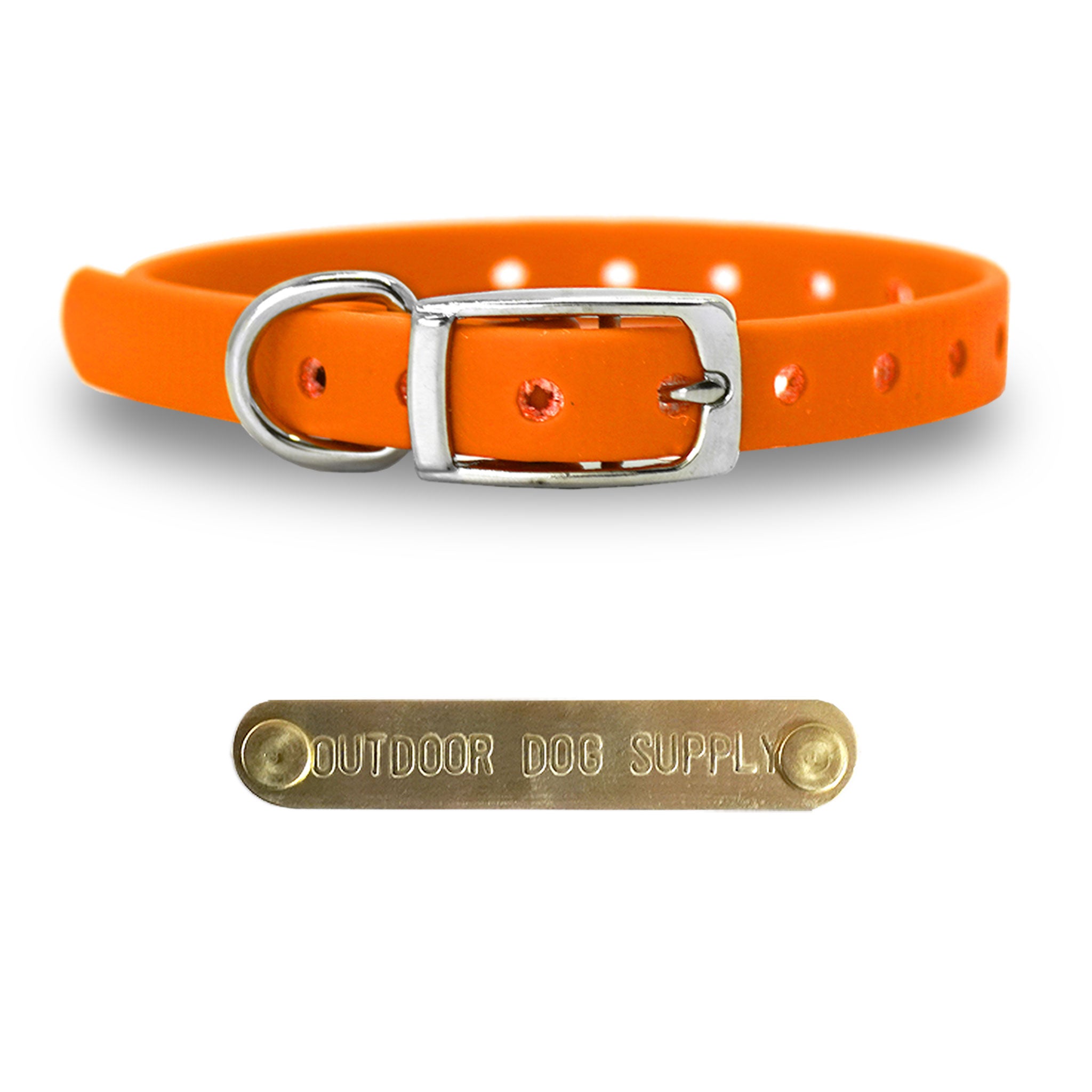 1/2" SoftFlex Beta with personalized nametag- Orange
