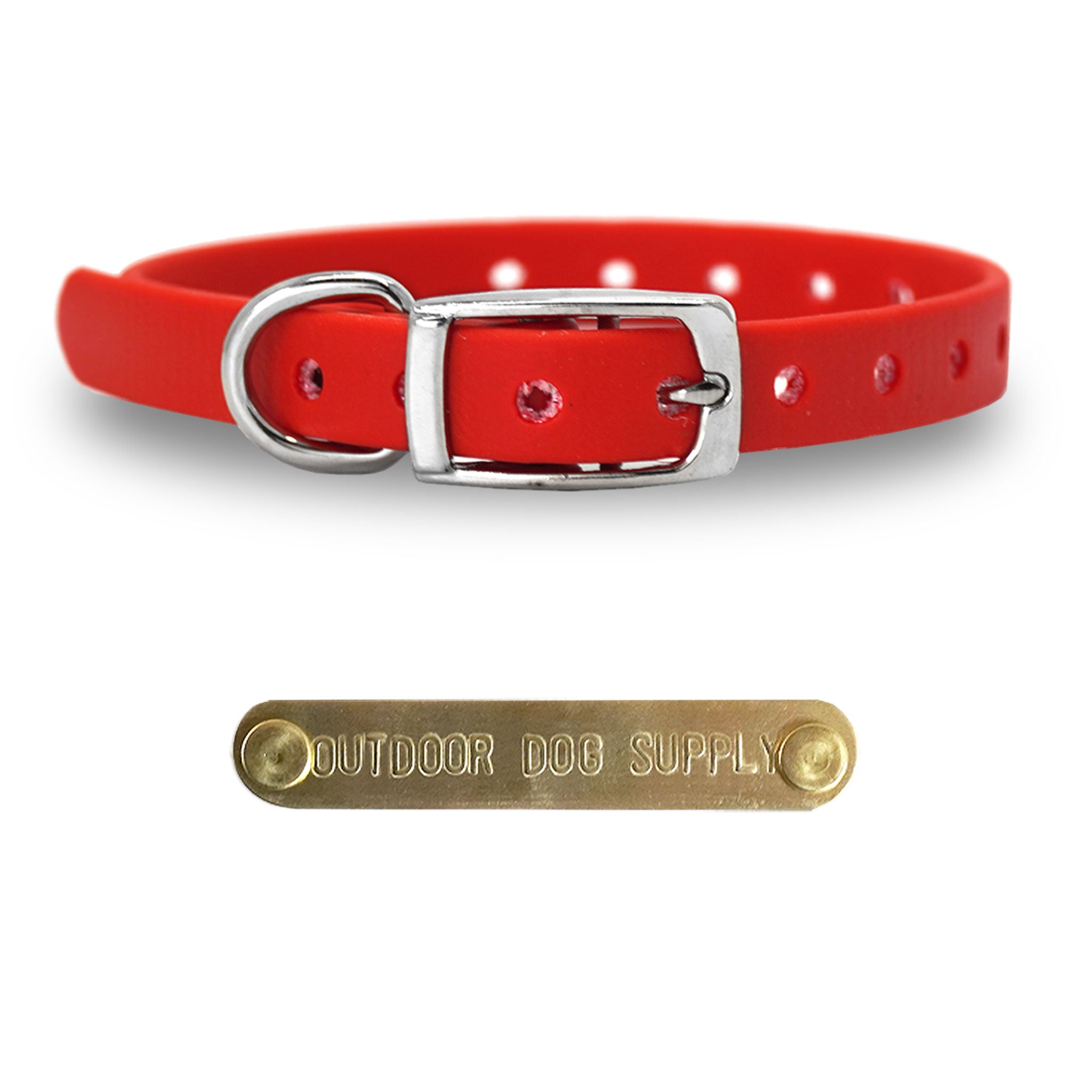 1/2" SoftFlex Beta with personalized nametag- Red