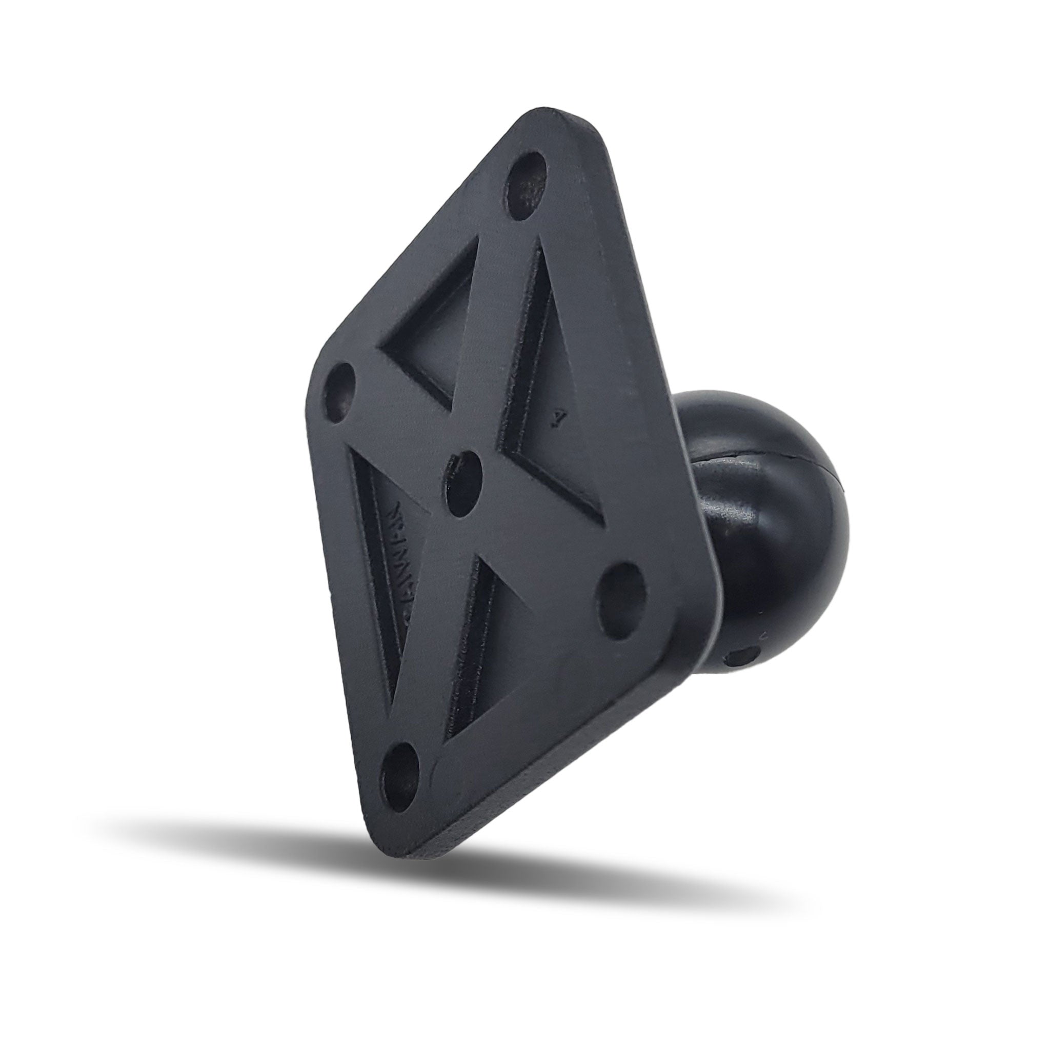 Garmin 1" Ball Rectangle Base Plate for Alpha XL and Tread Series Back Facing