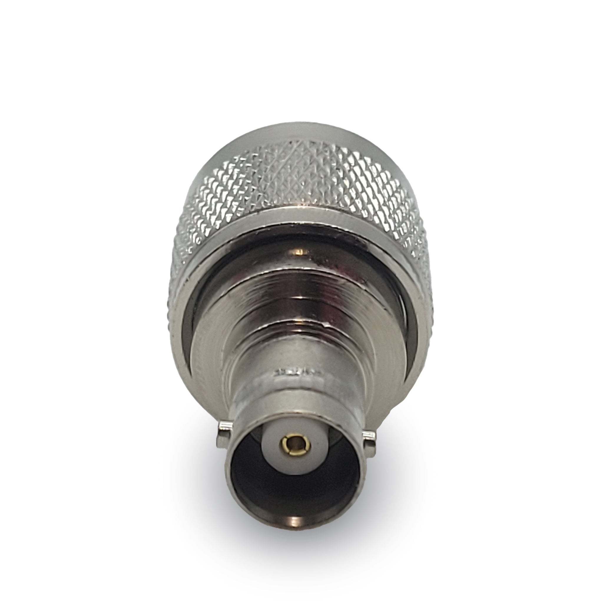 Top view PL-259 UHF Male to Female Adapter: Connect BNC Quick Connect Antennas to Marine Radio