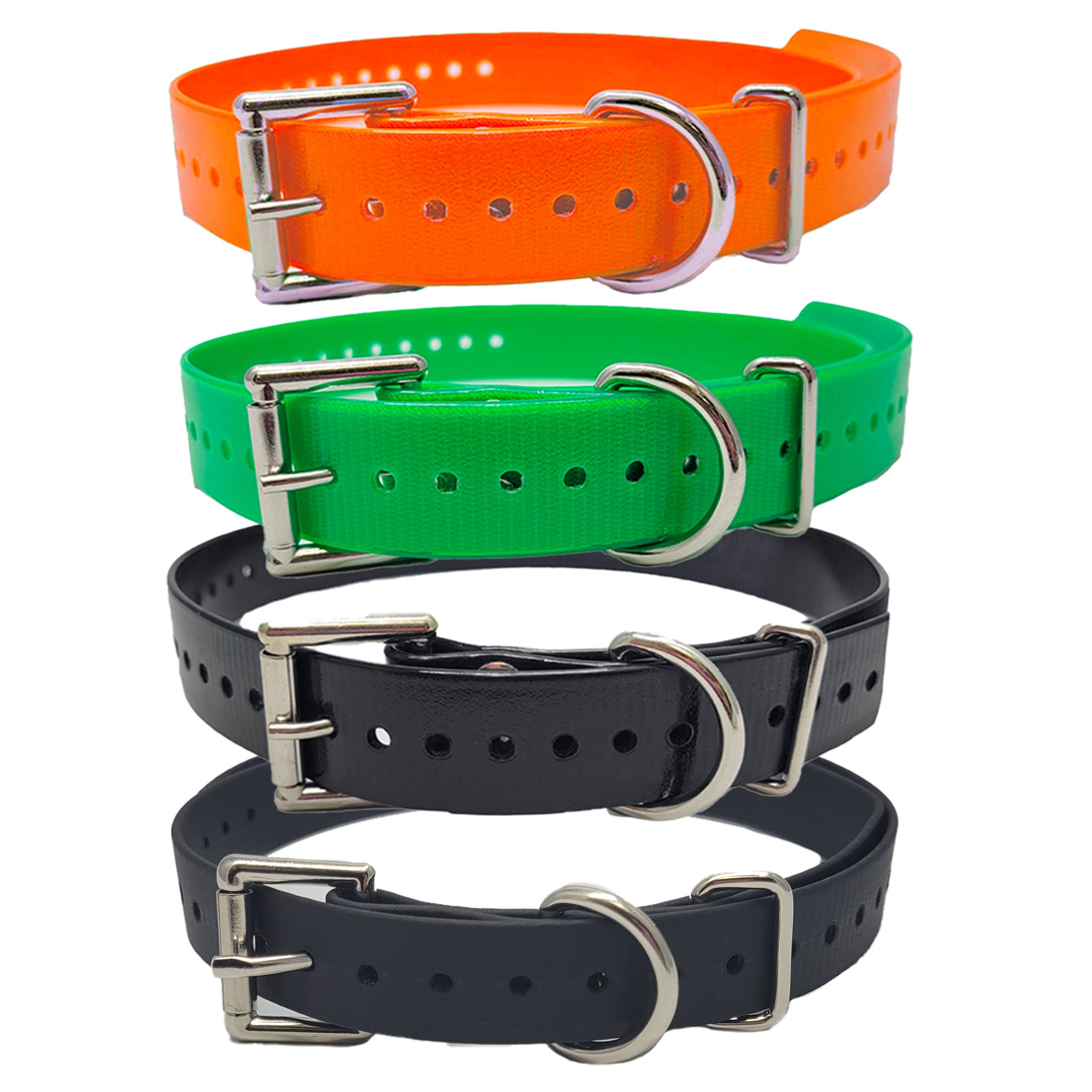 3/4" Double Buckle Basic Collar- Multi Color