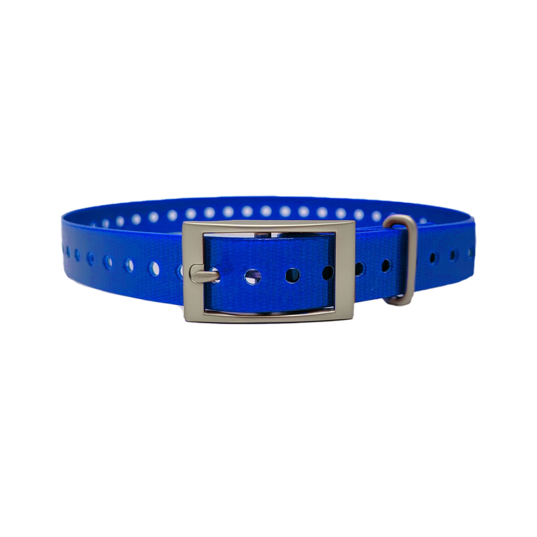 3/4" Basic Garmin Collar- Blue Square Buckle