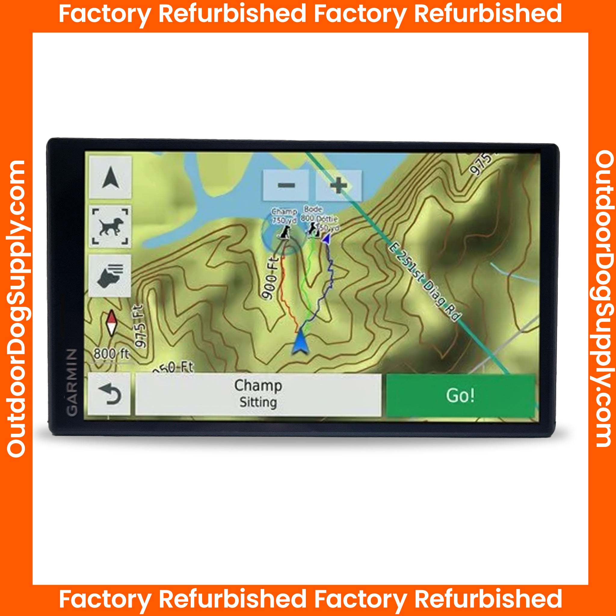 Reconditioned Garmin Drivetrack 71- Front view
