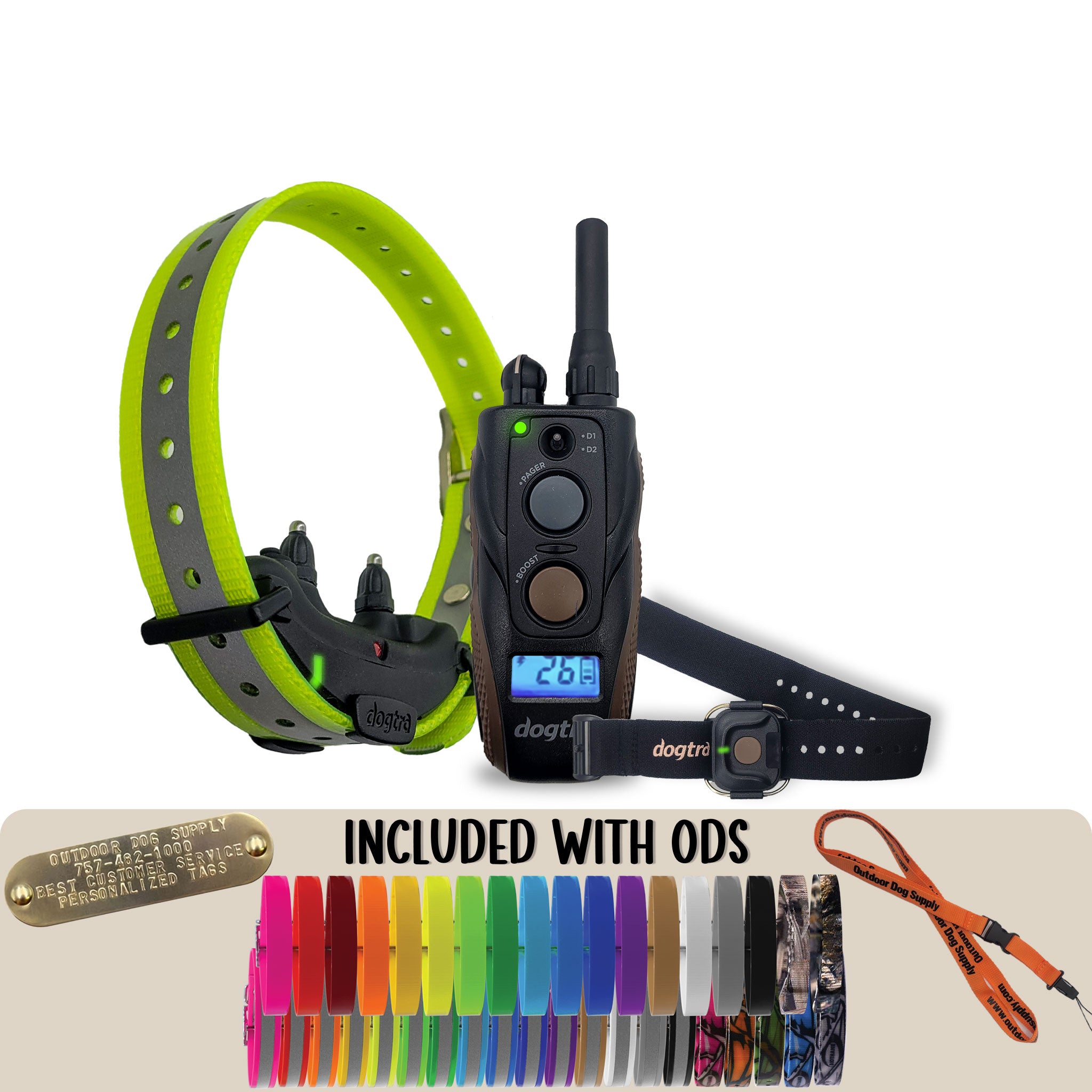 Dogtra ARC Handsfree Plus Remote Training System with premium straps