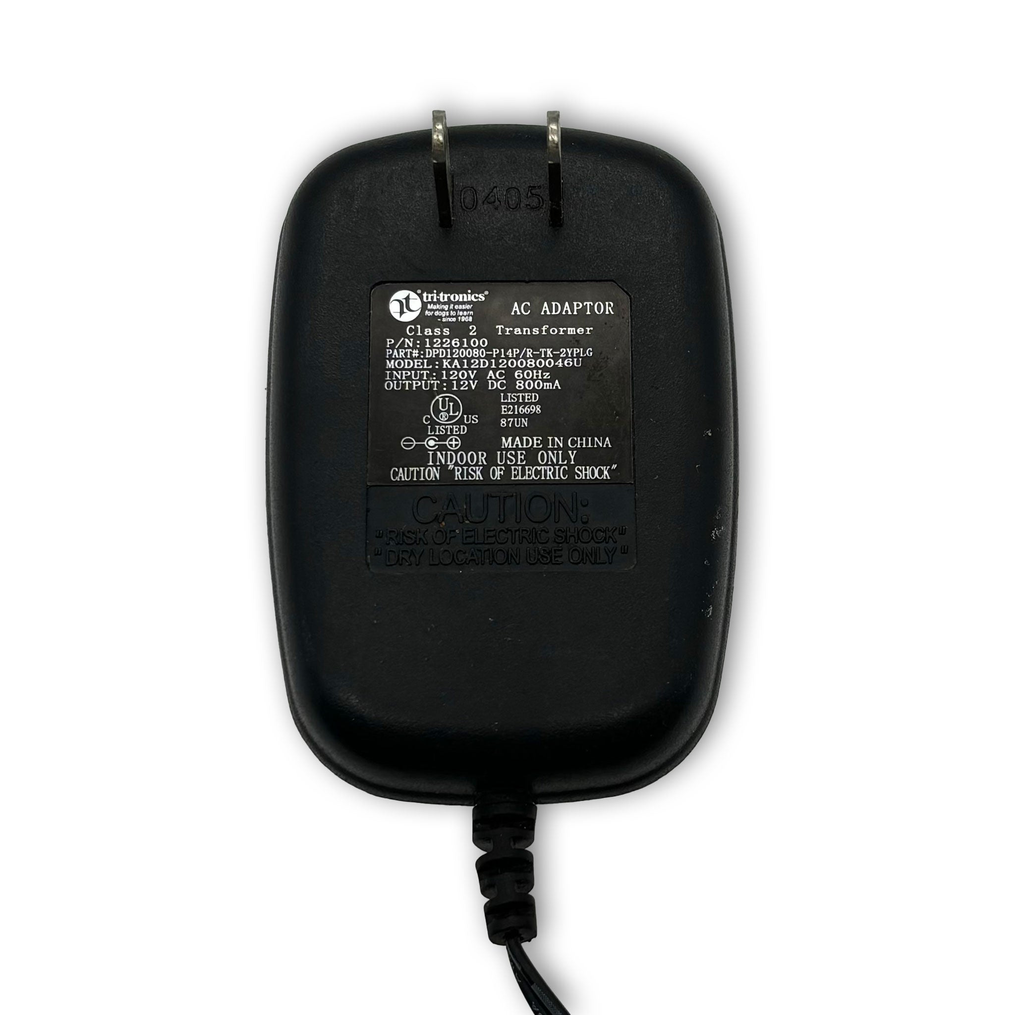 Tri-Tronics G2 and G3 Charger- plug in