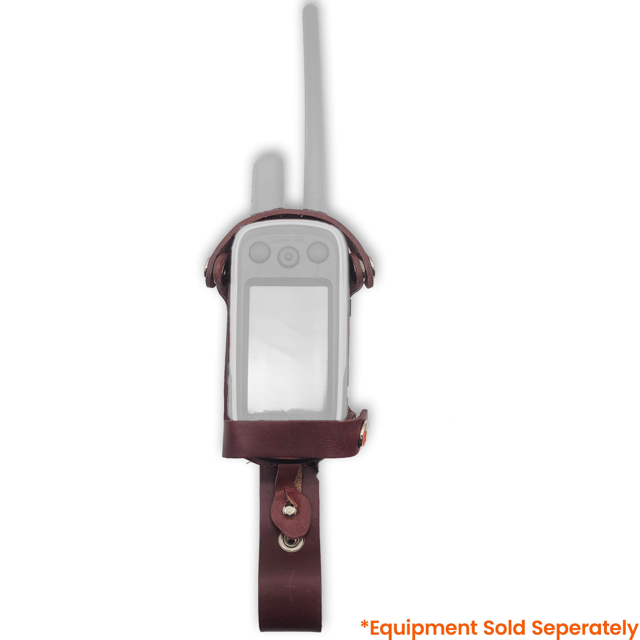 Latigo Leather Holster Case- example with handheld