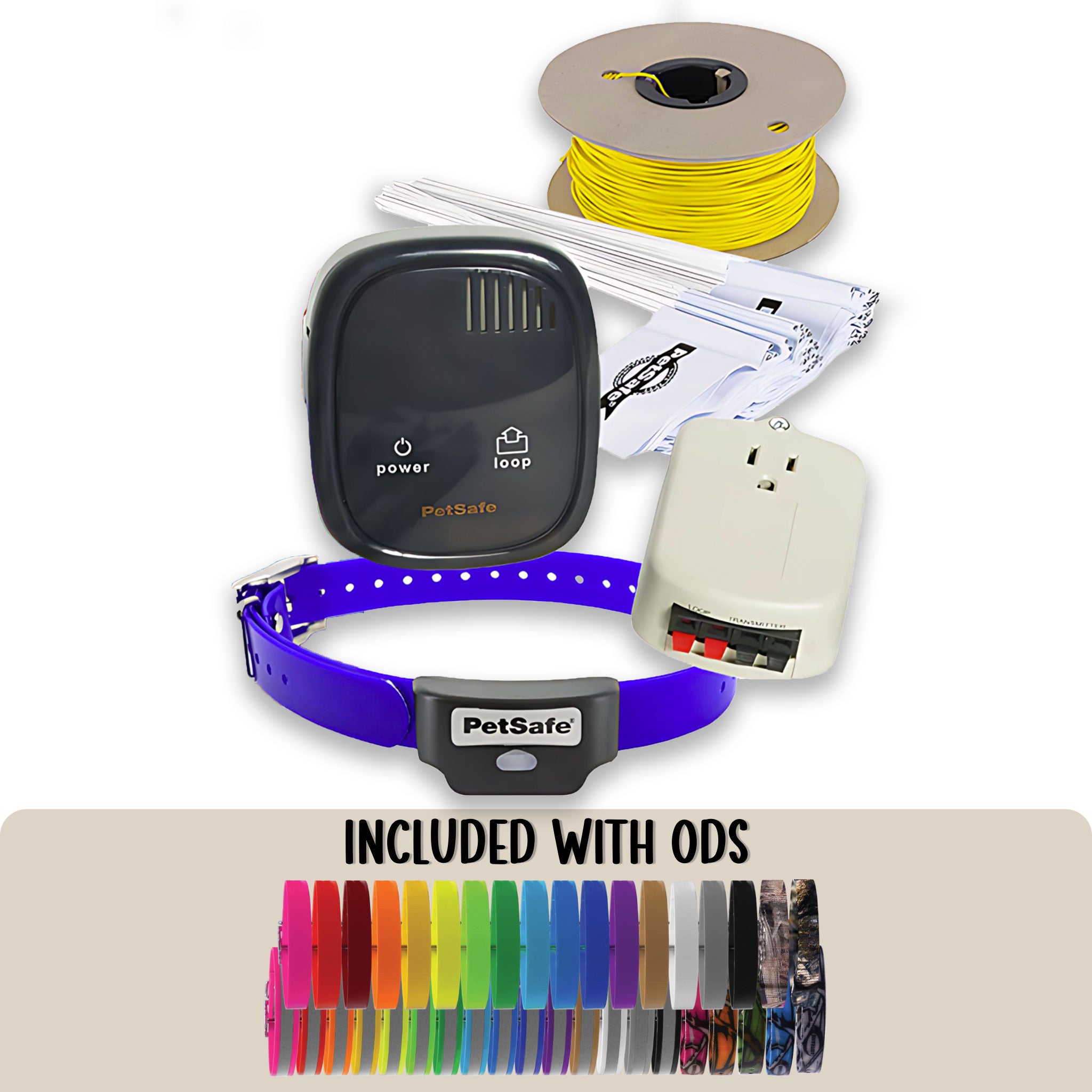 PetSafe Rechareable In Ground Dog Fence System- What's in the box