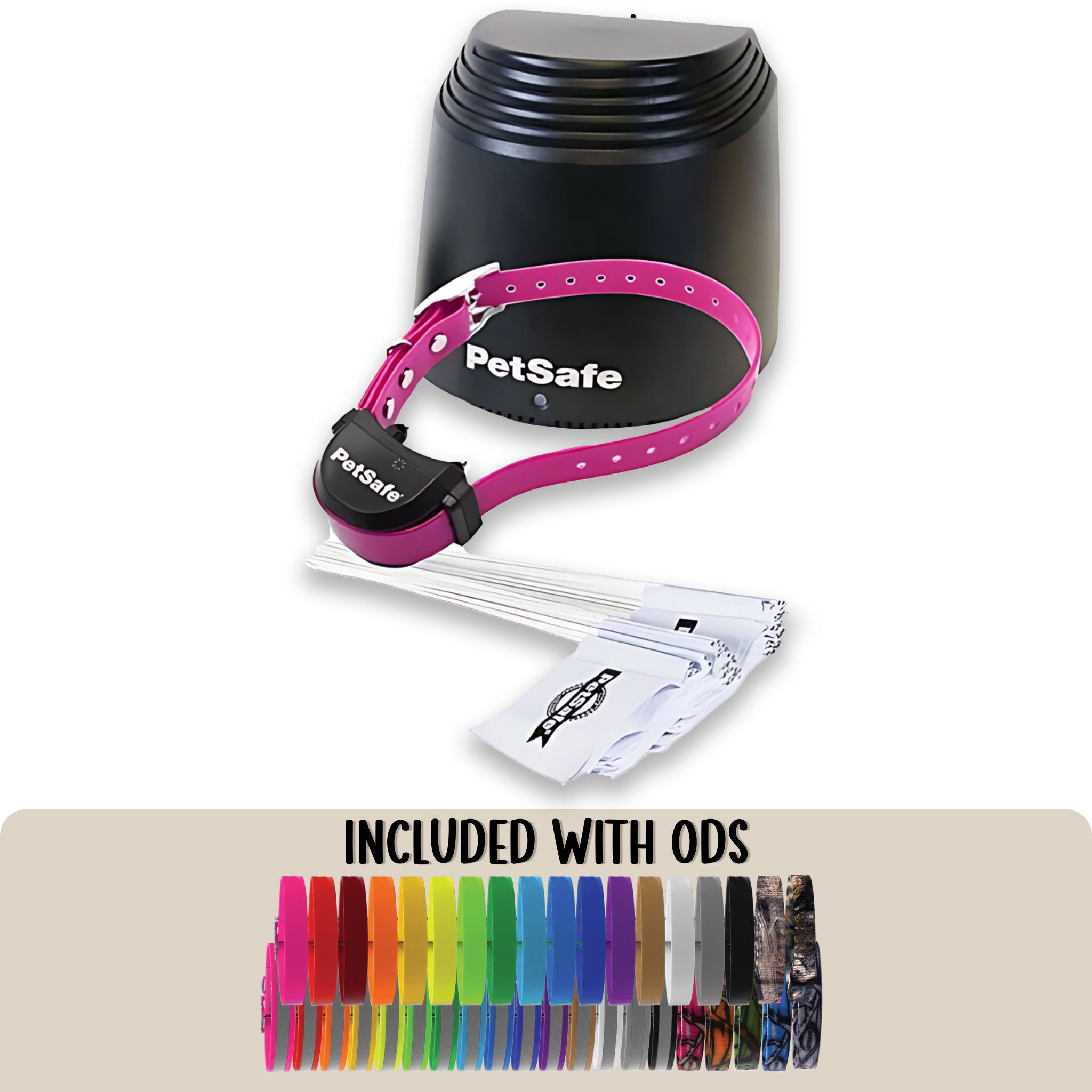 PetSafe Stay and Play Compact Wireless Dog Fence System- with premium straps