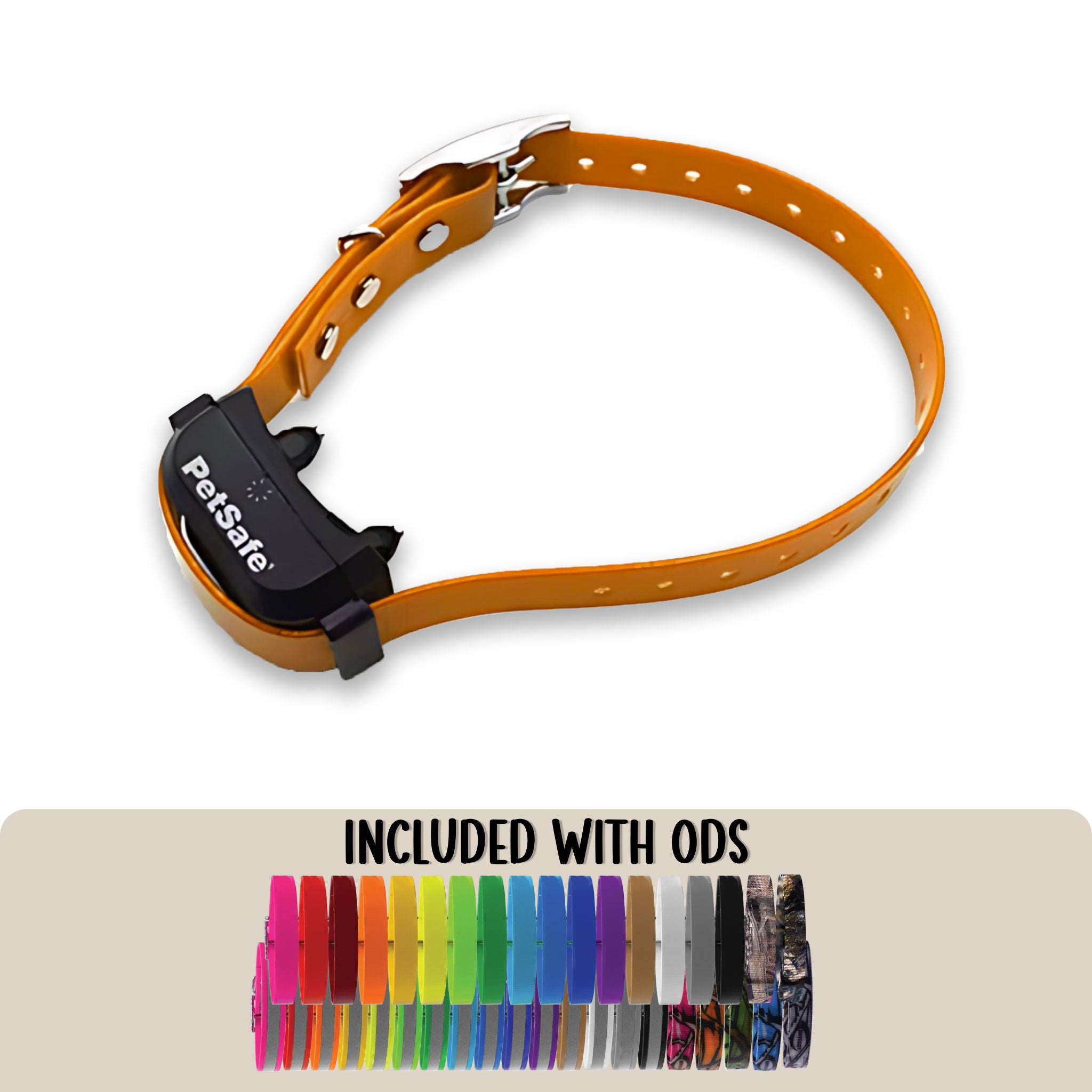 PetSafe YardMax Rechargeable Additional collar with multi-color straps