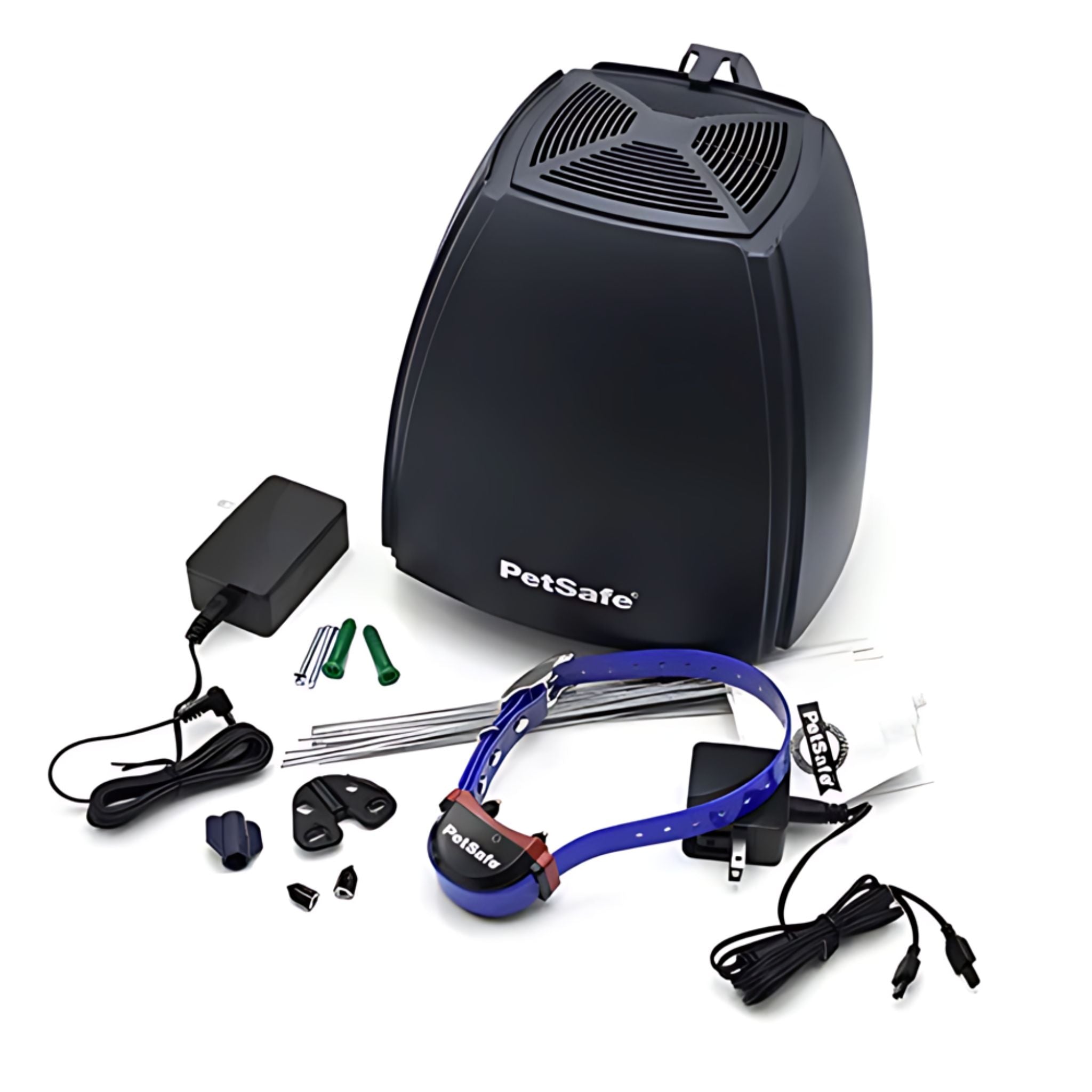 PetSafe Stay and Play Wireless Fence Stubborn Dog Combo- what's included
