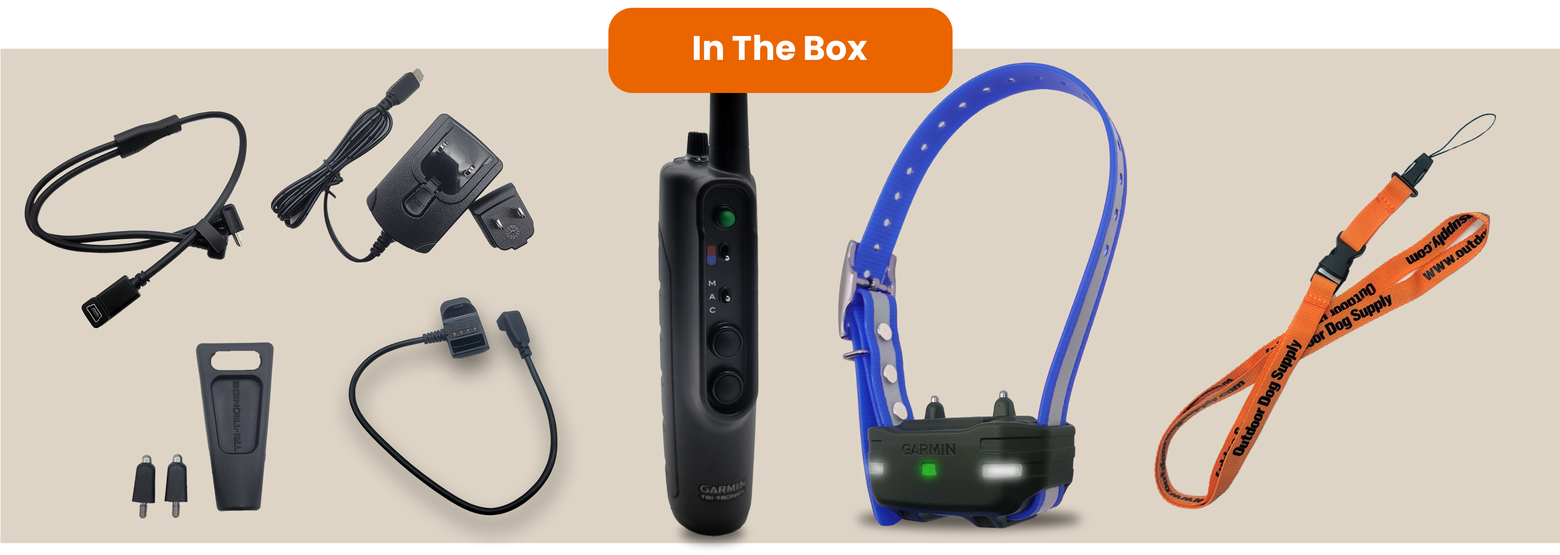 What's in the box for the Garmin Pro 550 combos.