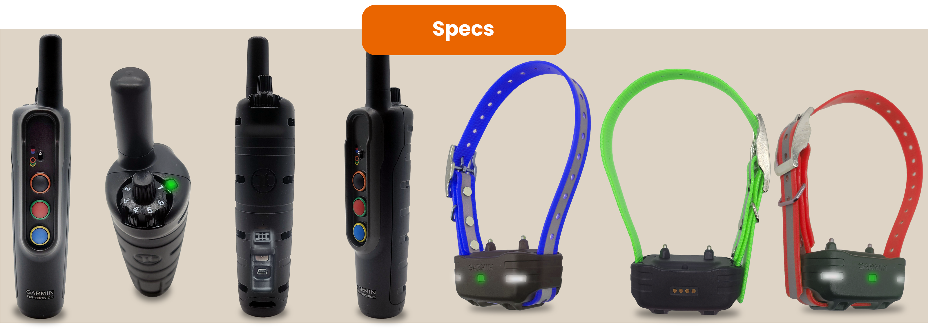 Specs for the Garmin Pro 70 combos