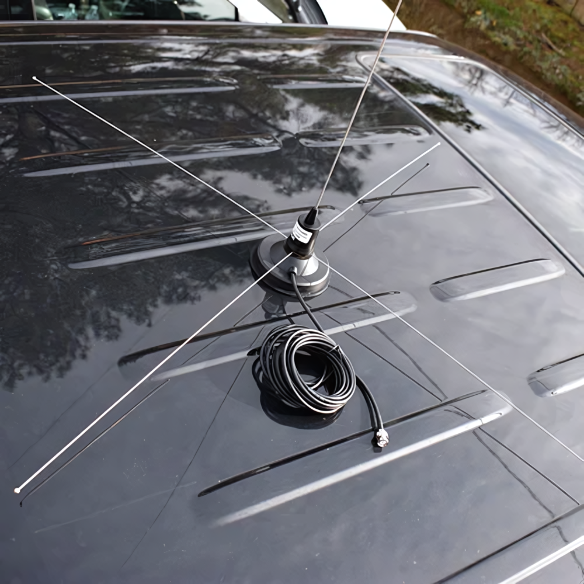 Extended Reach Magnetic Mount with Radials