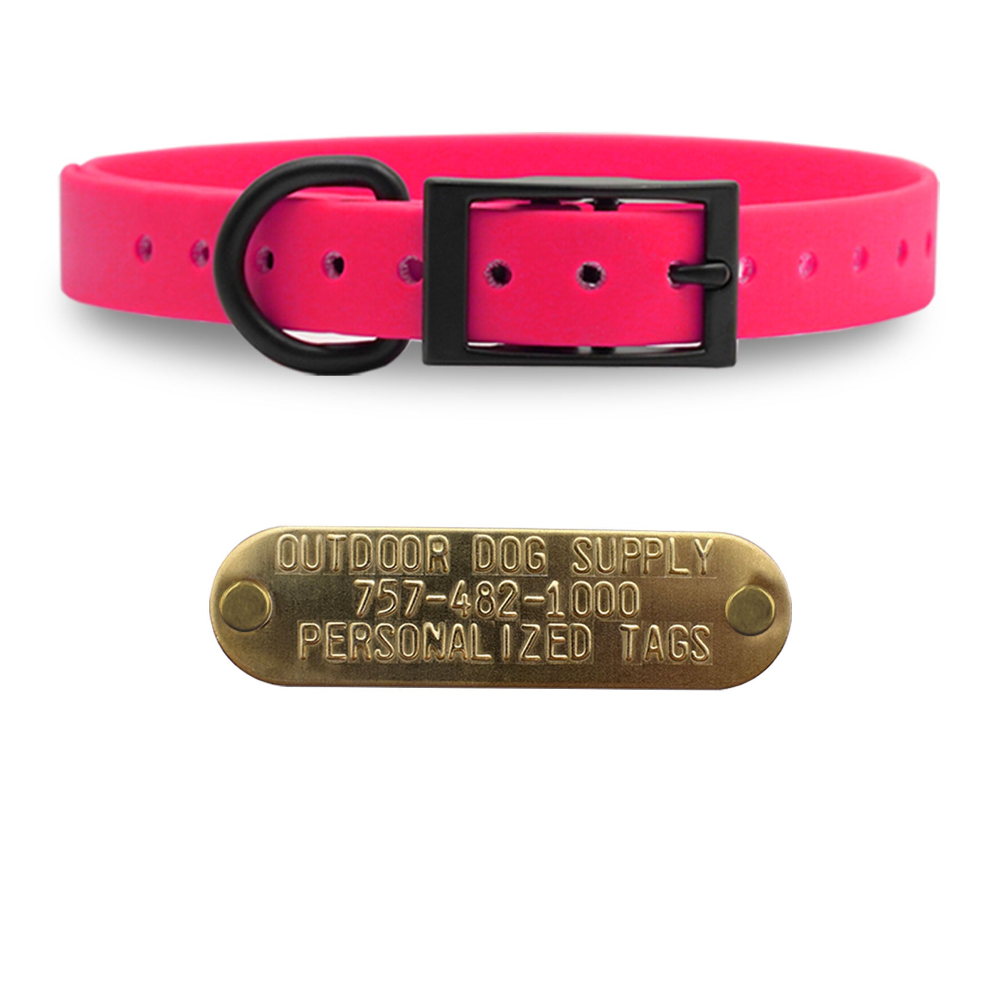 3/4" SoftFlex Beta with personalized nametag- Bubble Gum Pink