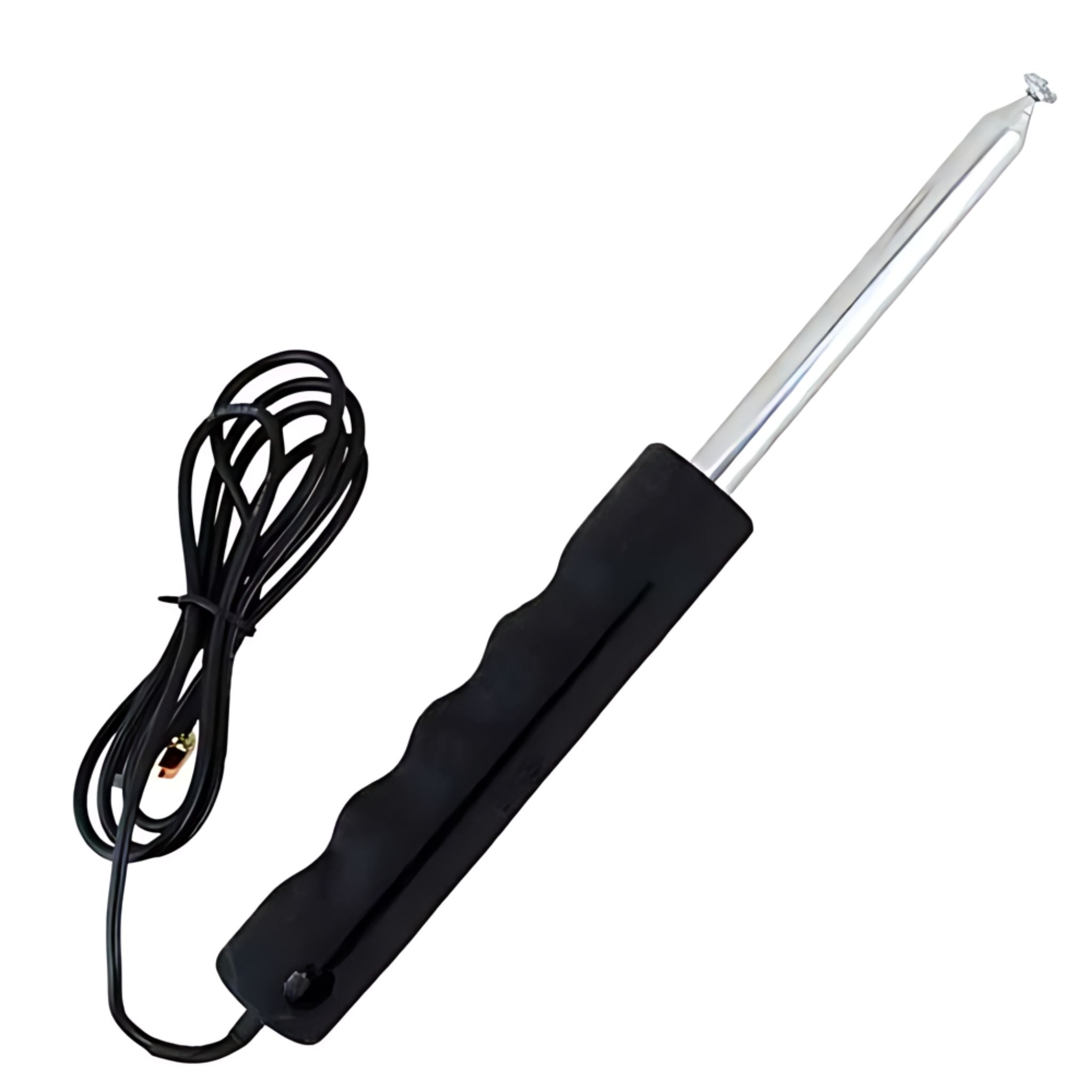Portable 38" antenna for improved Garmin connectivity in vibrant colors- Black