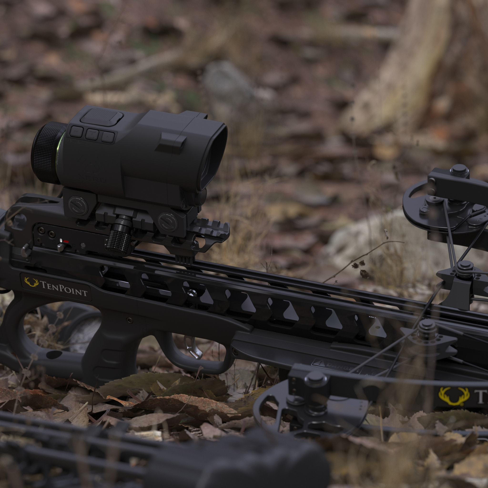 Advanced Garmin crossbow scope with rangefinder and digital aim points- In the field