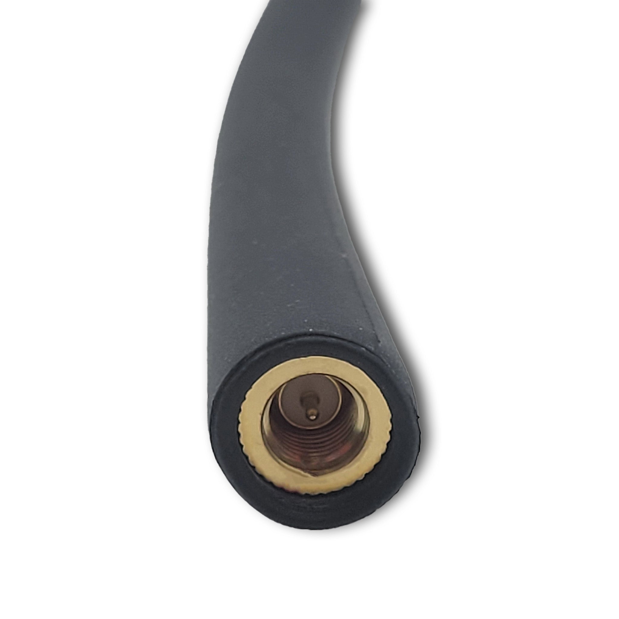 Bottom / screw in view of the Garmin Alpha handheld antenna