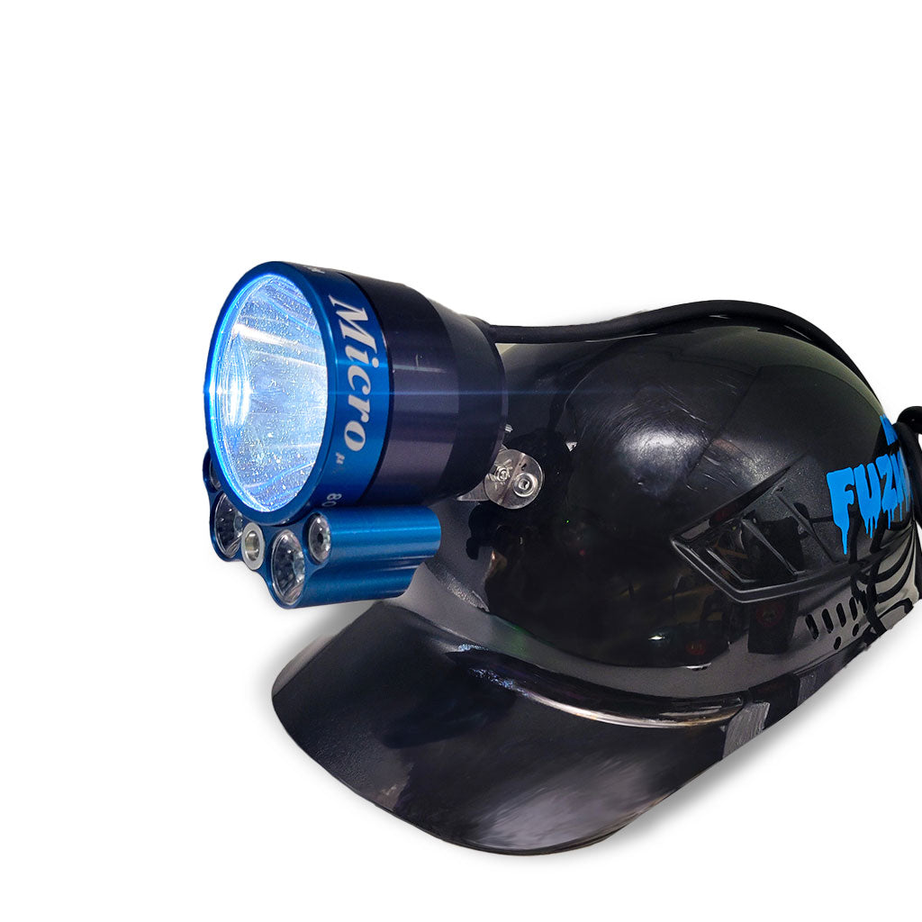 Bright Eyes Fuzion Micro Plus Bump Cap Light on close up