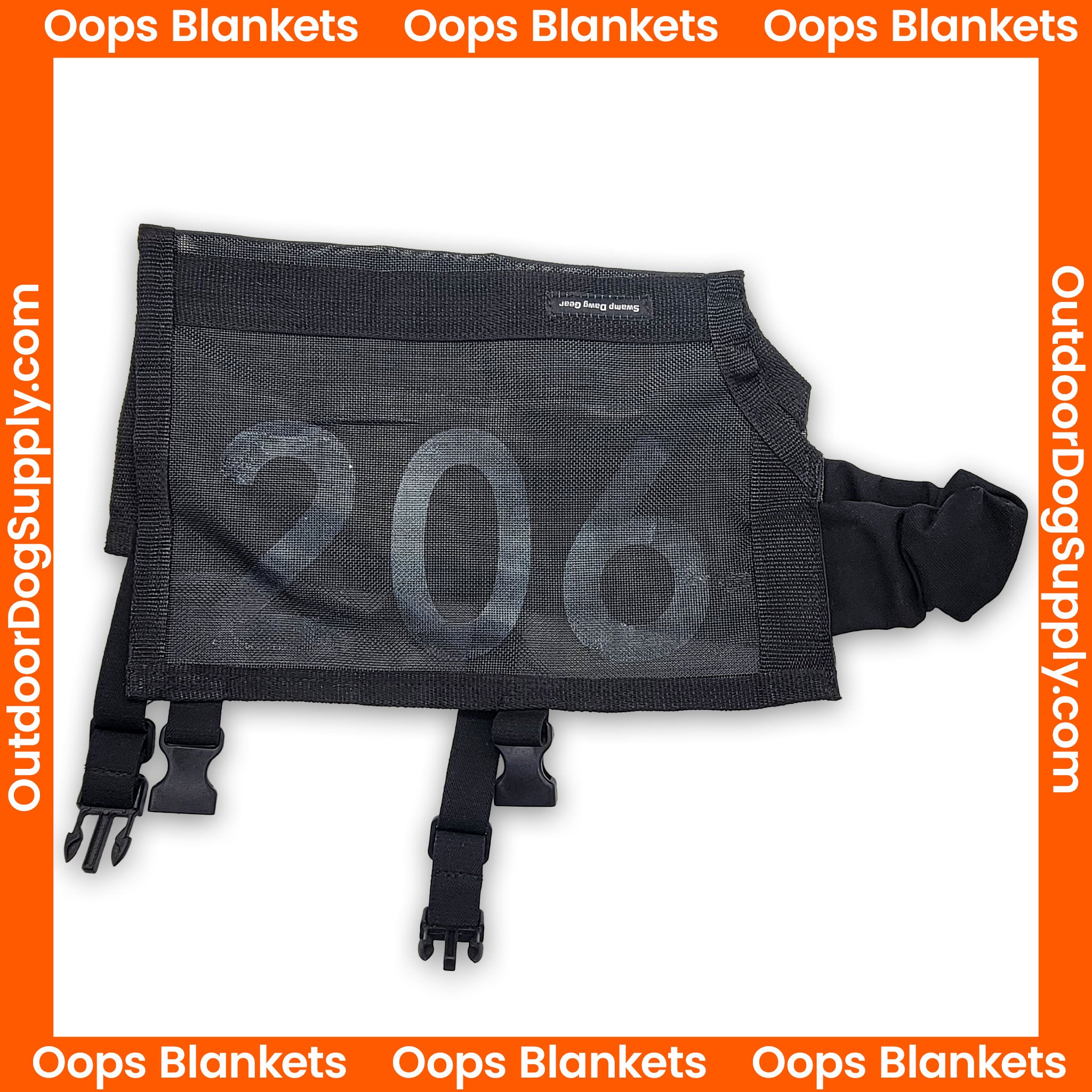 Custom OOPS Swamp Dawg Field Trial Dog Blankets.