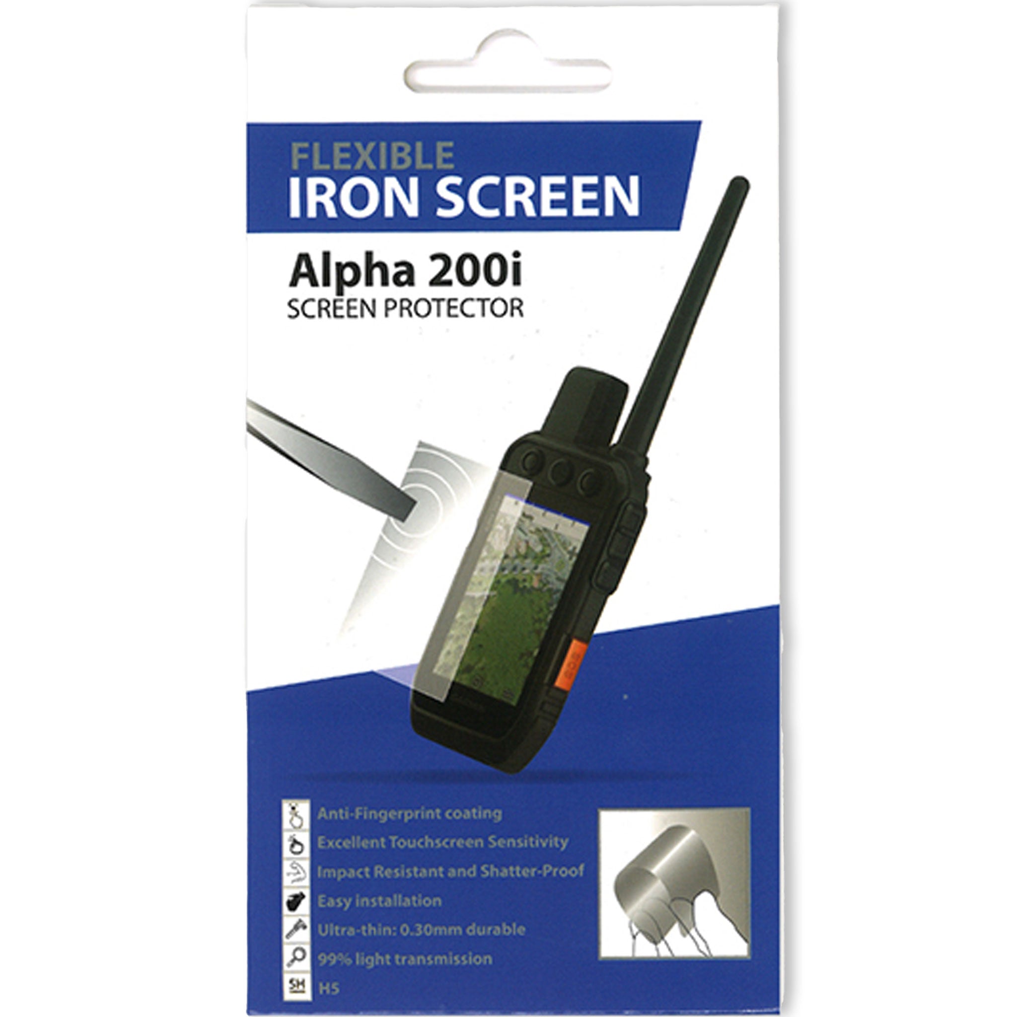 Pellicola Protettiva Opaca Upscreen Per Garmin Alpha 200/200i/300/300i K | Antiriflesso, Anti Impronte | Made In Germany | Kit Con Panno E Spatola