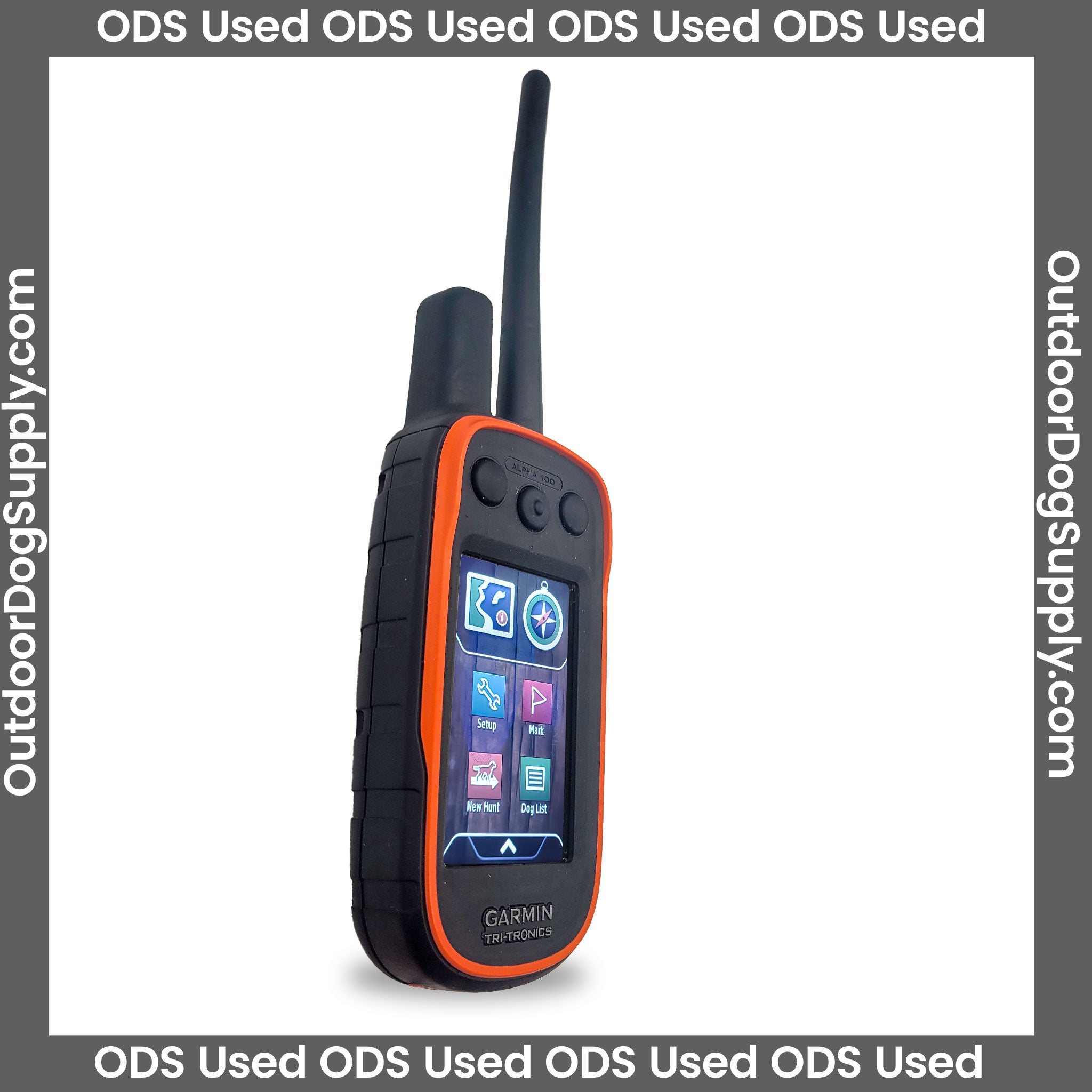Pre-owned Garmin Alpha 100 Tracking and Training handheld- Right Facing