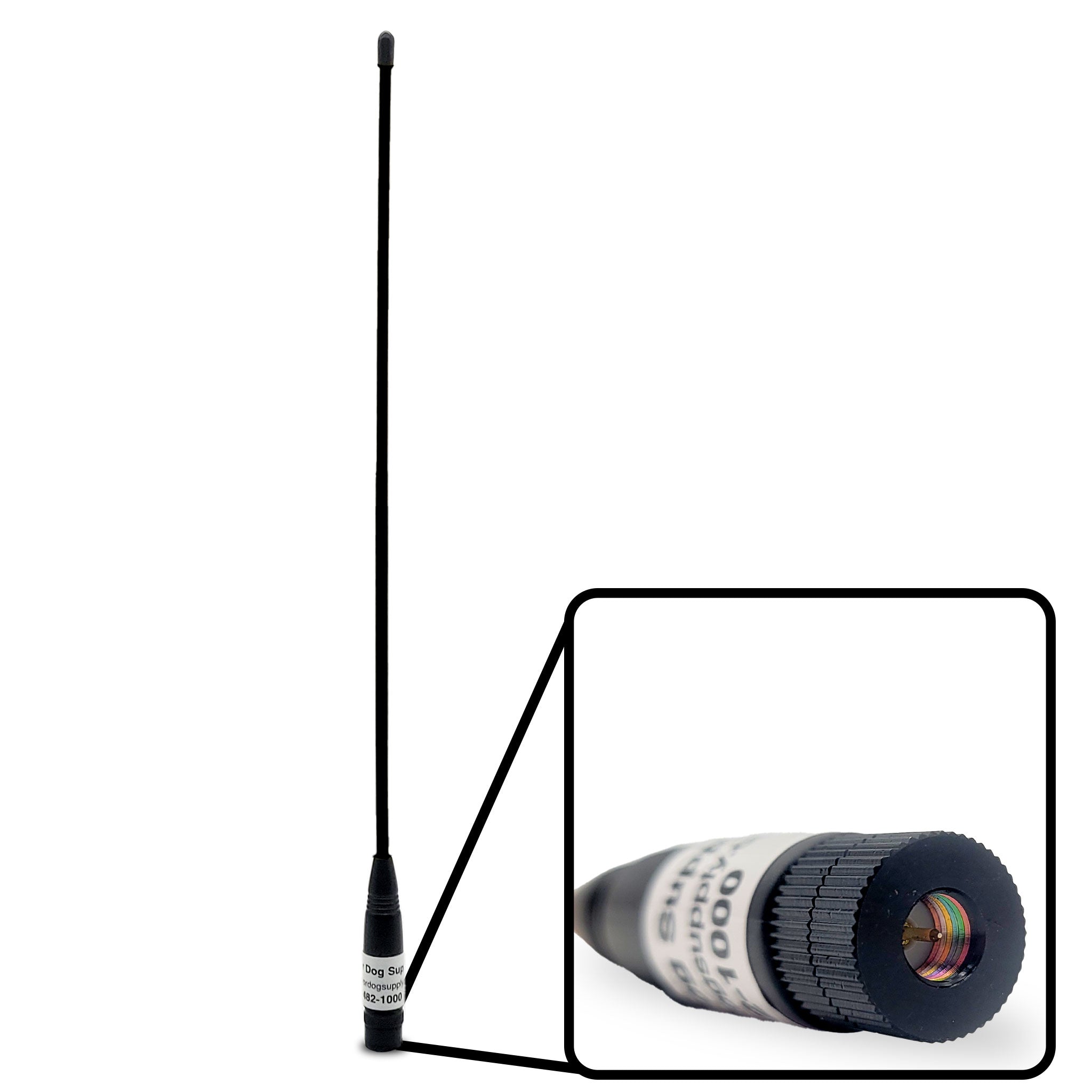 14" Whippy Antenna for Garmin Handheld- Standard Connection Black
