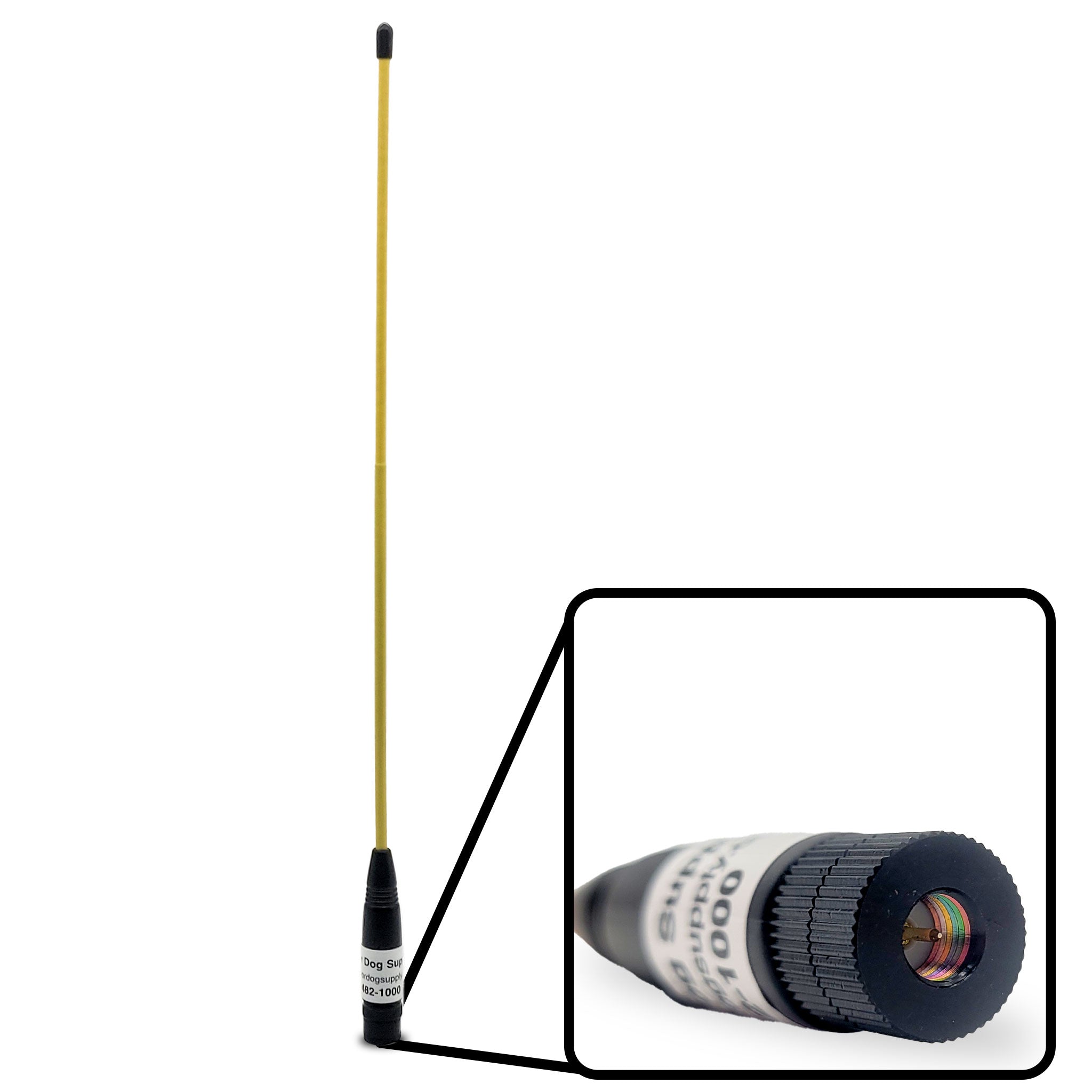 14" Whippy Antenna for Garmin Handheld-  Standard Connection Yellow