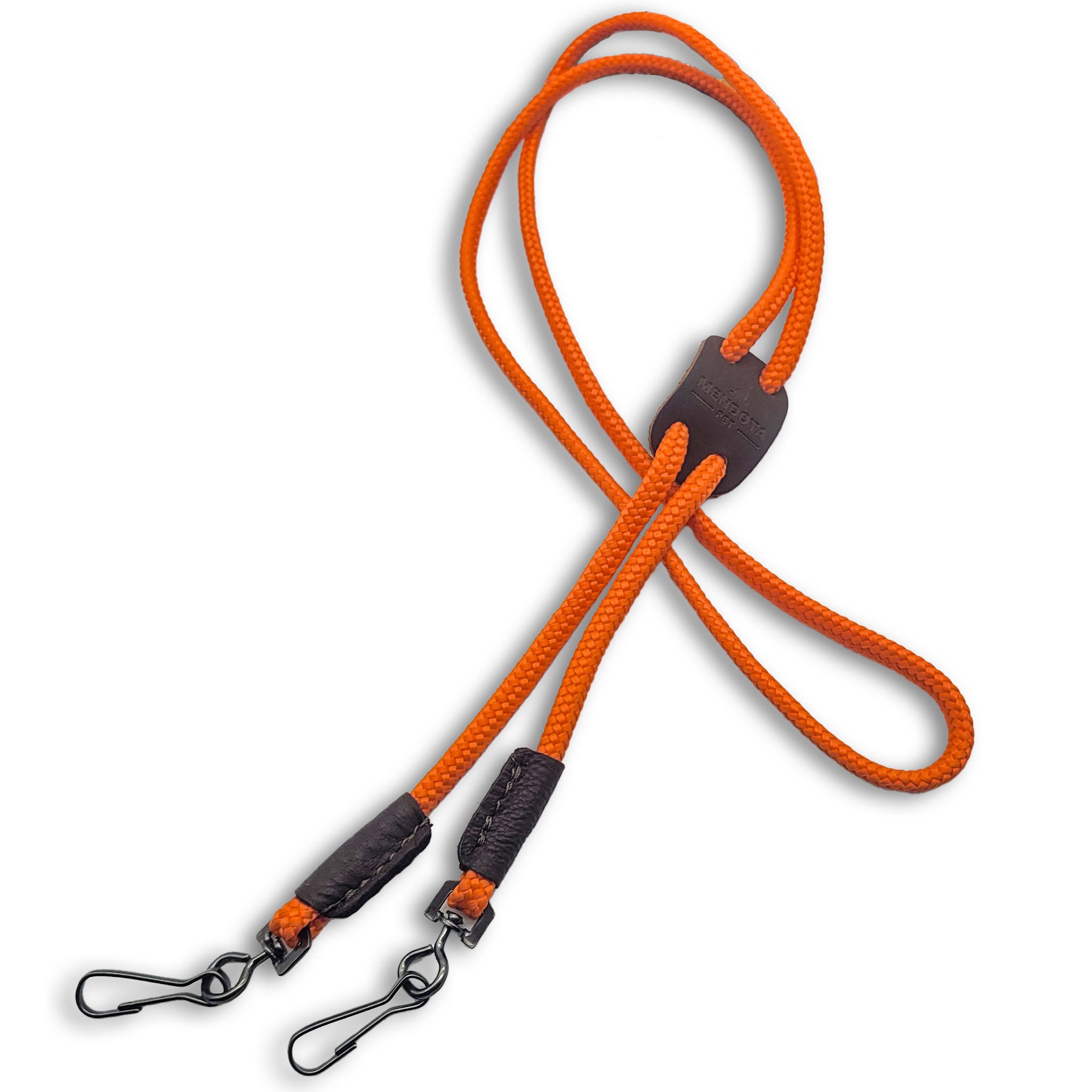Mendota Pet Double Lanyard for training and hunting- Orange