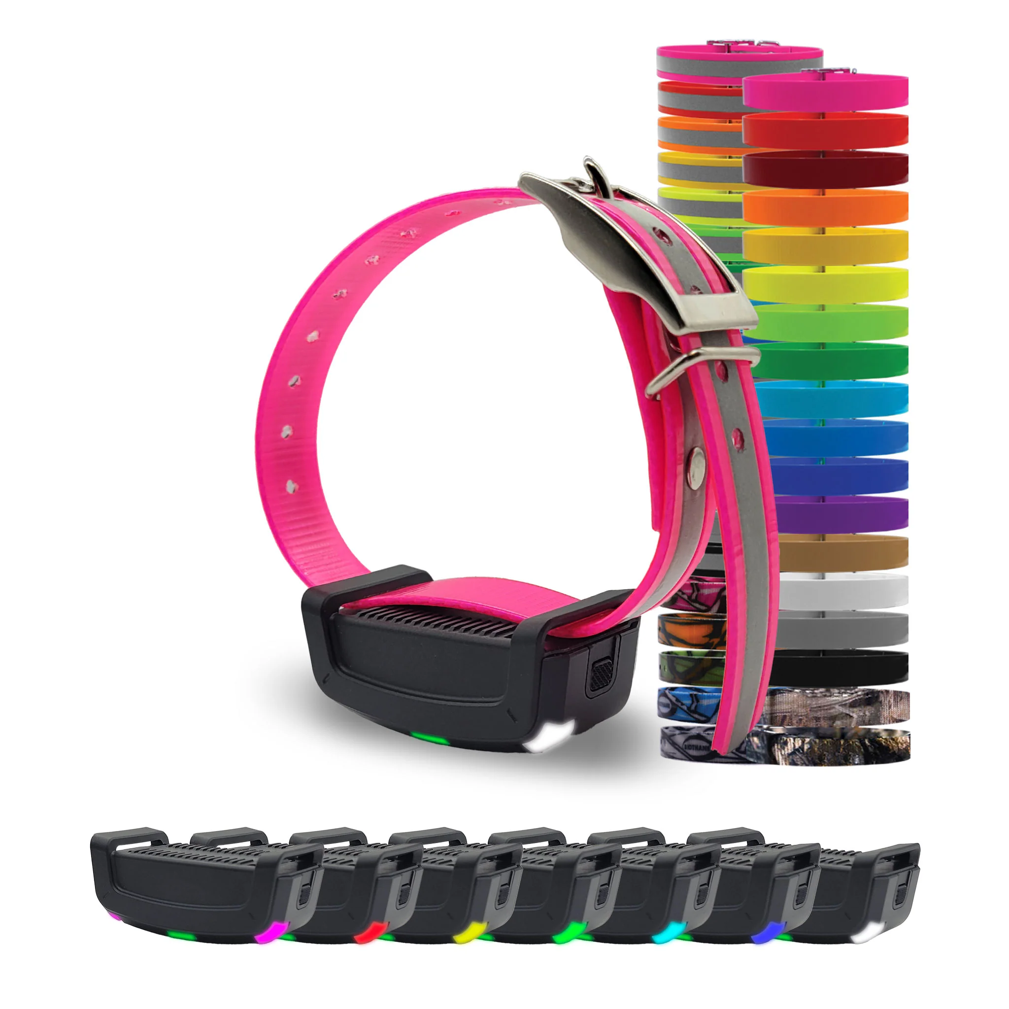 Does this collar allow for vibration or static correction via LTE network