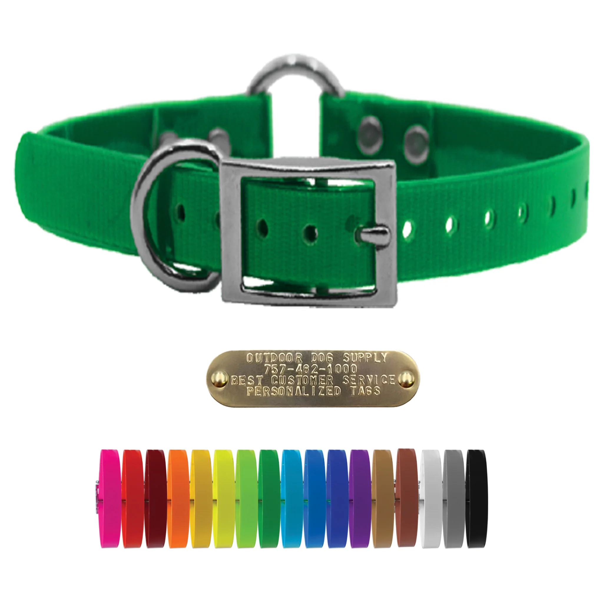 Does tag come riveted to collar
