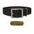Versatile 1" dog collars. Ideal for ID tags, puppies, spare. Fits 10-27" necks. Free brass name plate. Not for leashes. Black Square Buckle.