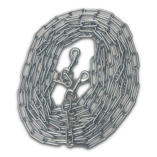 20' Galvanized Steel Welded Link Tie Out Chain – Outdoor Dog Supply