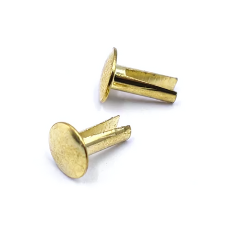 Brass Plated Split Rivets – Outdoor Dog Supply