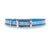 3/4" Garmin Replacement collar strap- Reflective Light Blue