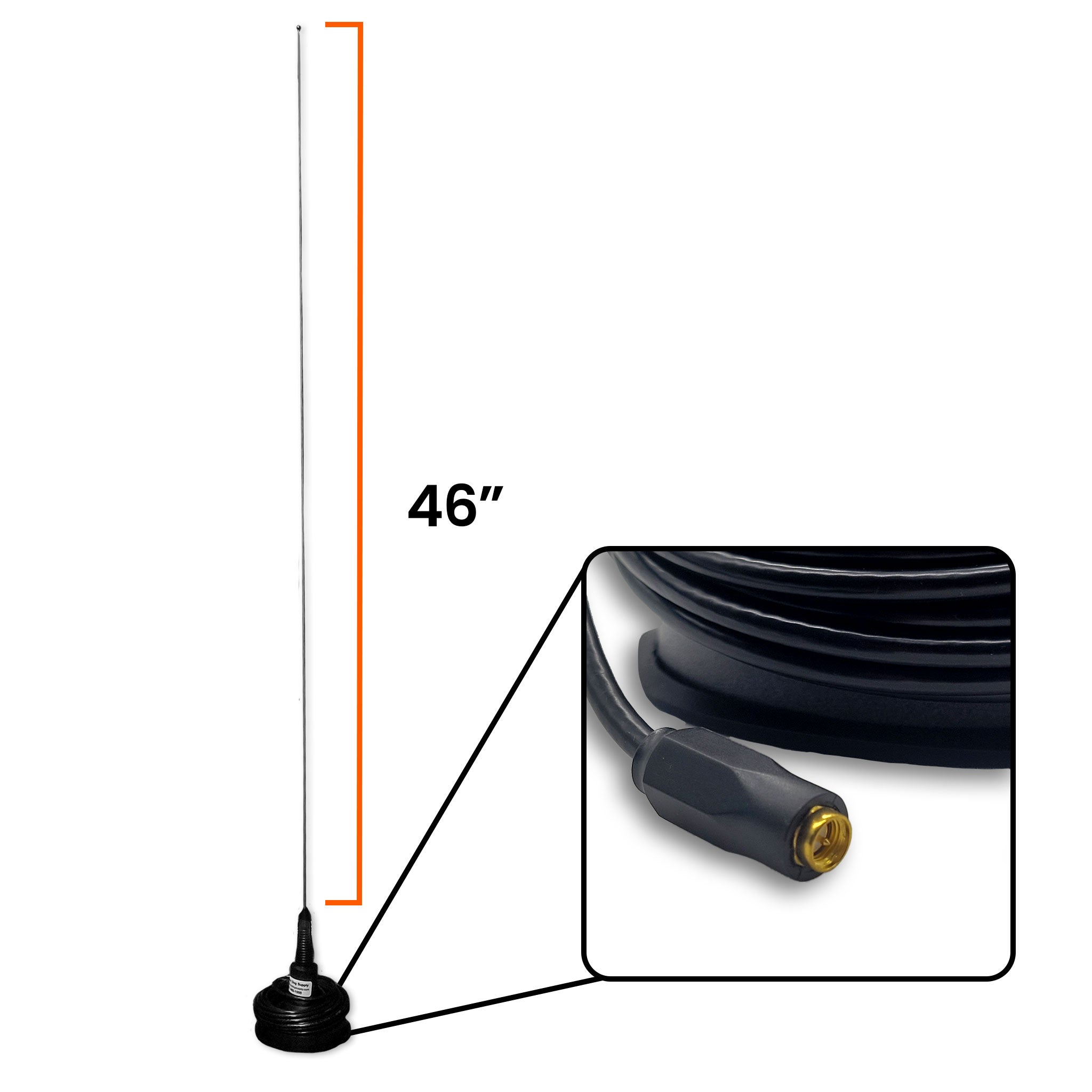 Genuine Garmin Magnetic Mount Antenna – Black, Fits Alpha 100, Astro 220/320/430