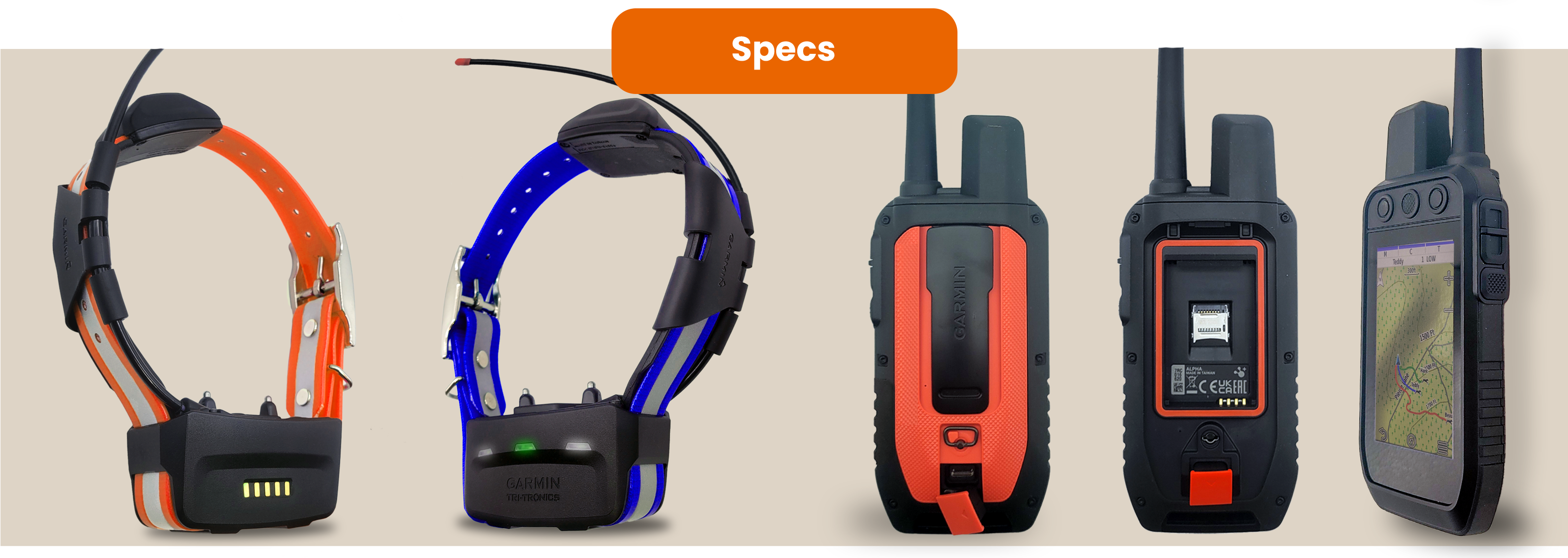 Garmin Alpha 200 and TT15X collar specs