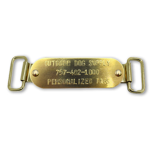 Custom 1 X 3 Raised Lettering Brass Dog Collar Name Tags With Tag Sl custom-1-x-3-raised-lettering-brass-dog-collar-name-tags-with-tag-sl