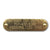 Custom 3/4" x 2 3/4" Tag- 3 lines of information