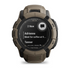 Garmin Instinct 2X Solar - Tactical Coyote Tan: Rugged GPS smartwatch with solar charging, built for outdoor adventures and military-grade durability. Message watch face.
