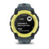 Garmin Instinct E small face Electric Lime Face with Twilight Band Front Facing showing text message notifications