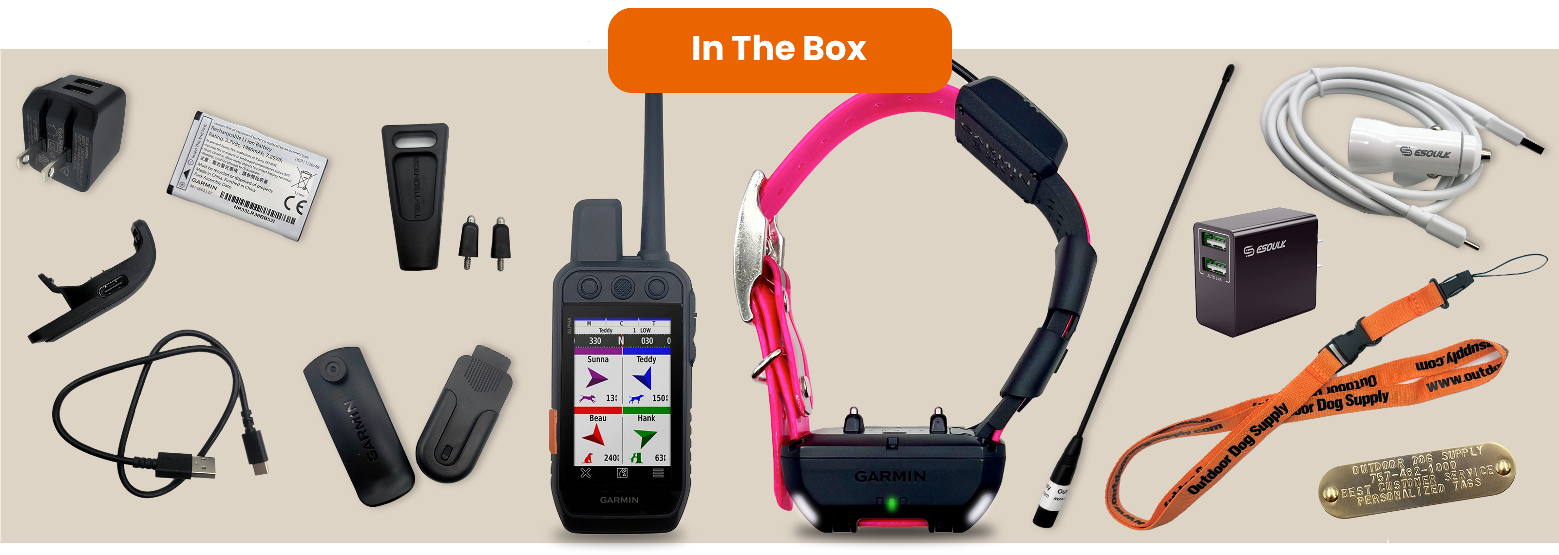 Pack Garmin Alpha 300 F Collier De Repérage TT25 F - Chiens de Chasse Pack Garmin Alpha 300 F Collier De Repérage TT25 F - Chiens de Chasse