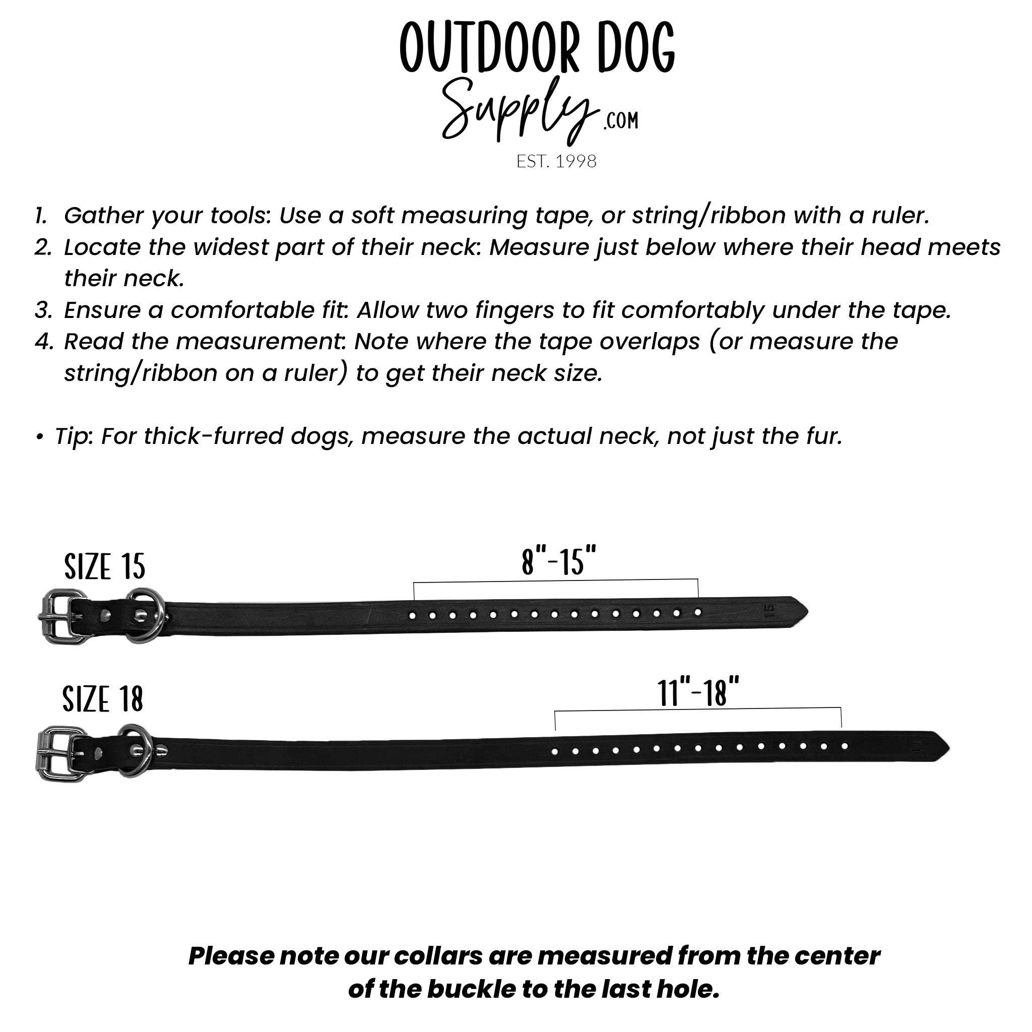-3/4" Leather D Ring Dog Collar Strap- No Tag