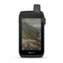 Garmin Montana 760i front view taking a picture of a ocean cliff