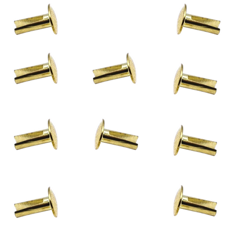 Brass Plated Split Rivets – Outdoor Dog Supply