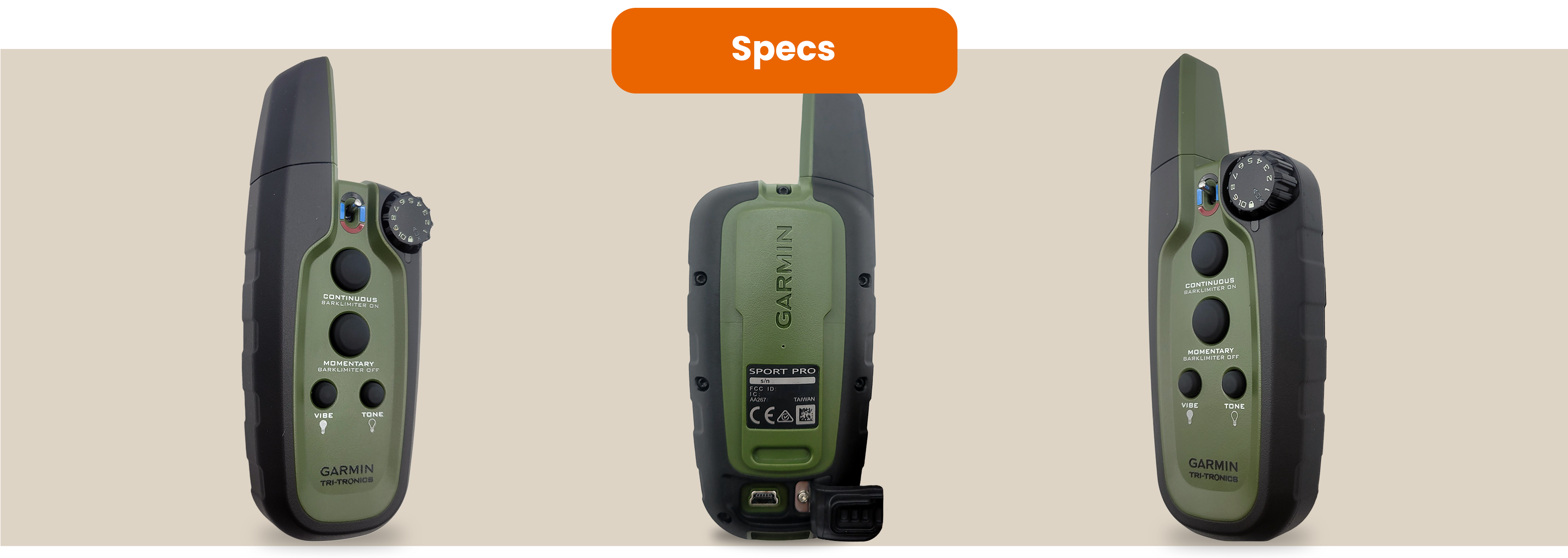 Garmin sport pro e collar 2025