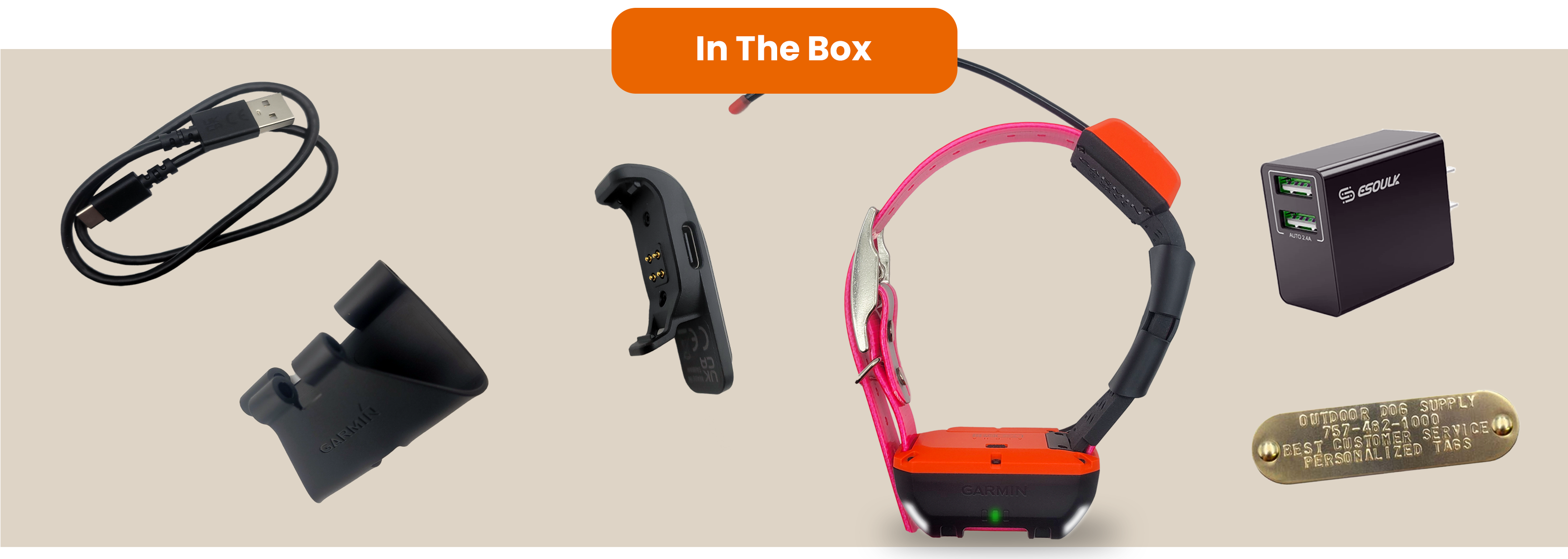 Garmin Alpha T20 whats in the box