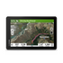 Garmin Tread 2- 8" showing birdseye view  and mapping route in the mountains