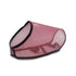 3/4 view of a pink  paint cover blanket