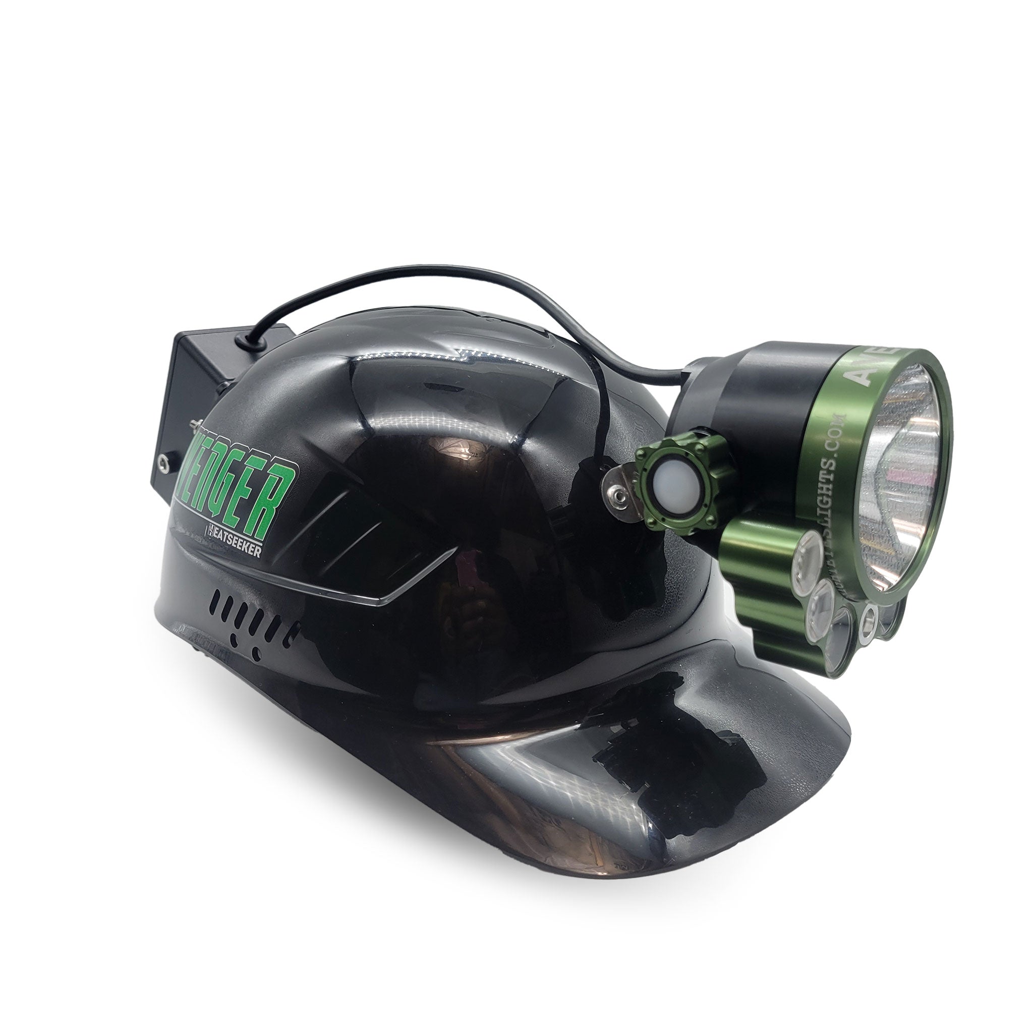 BrightEyes Avenger Lights Black bump cap