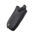 Black leather holster for Garmin Sport Pro handheld with strap on a white background